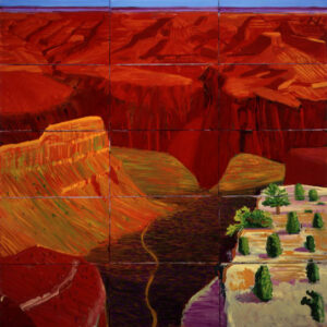 Canvas Study of the Grand Canyon, 1998